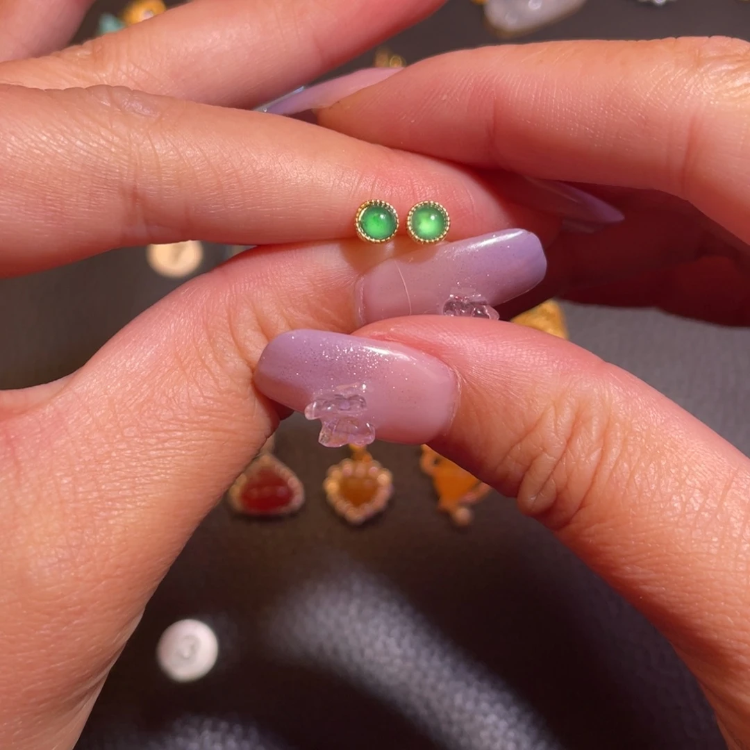 翡翠银S925镶嵌颈饰