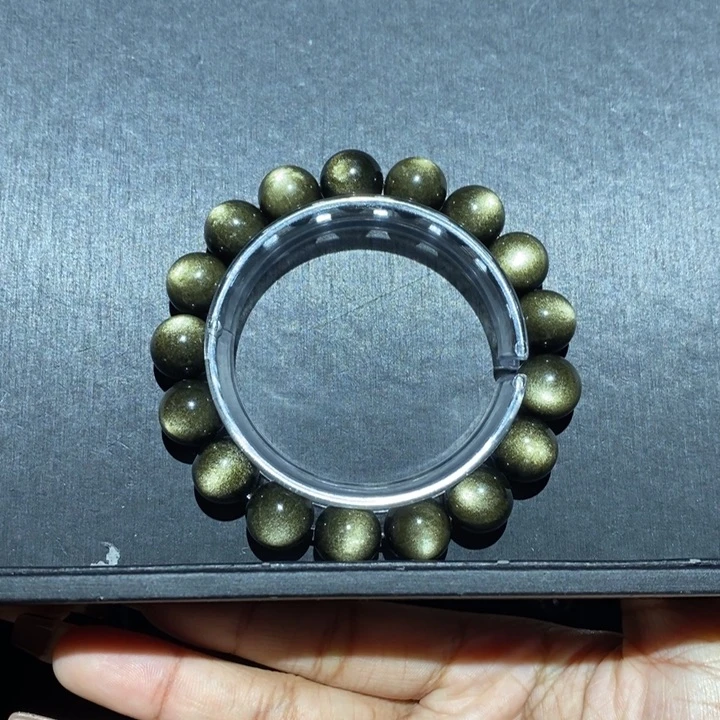 黑曜岩手链未镶嵌昵*