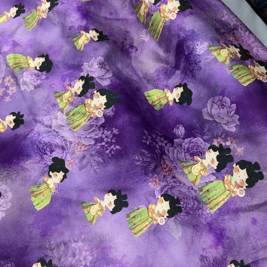 一米价人棉贡缎1.5米宽果子布艺地卷