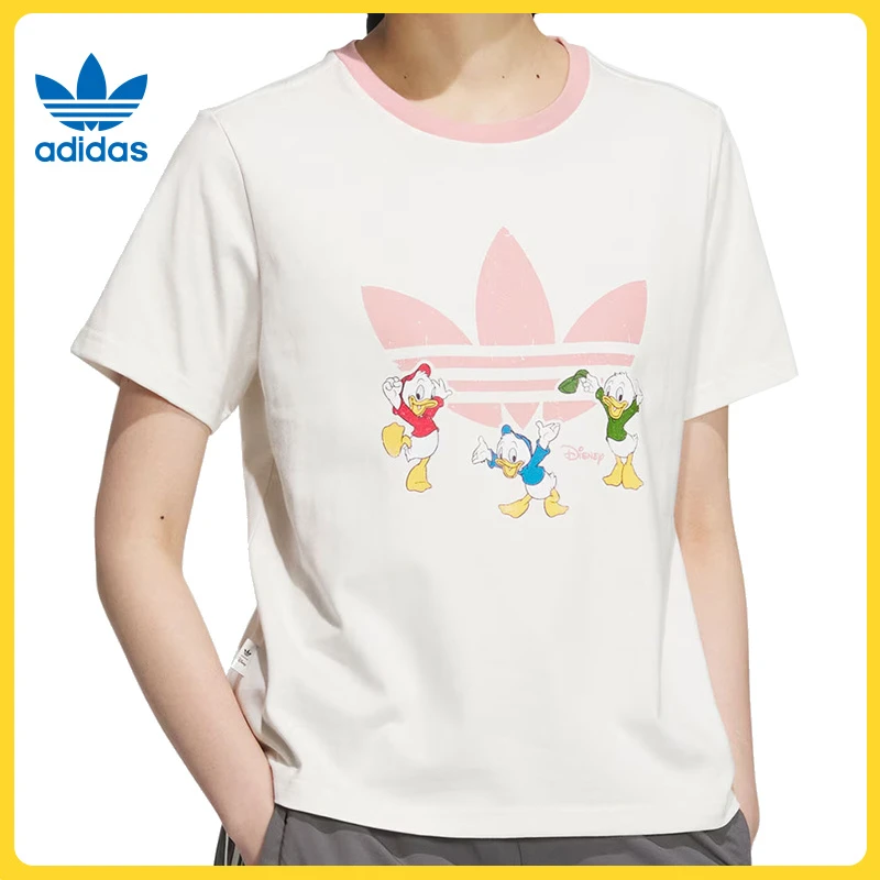 adidas Originals阿迪三叶草女子HDL GFX T W1圆领短T恤JP1428