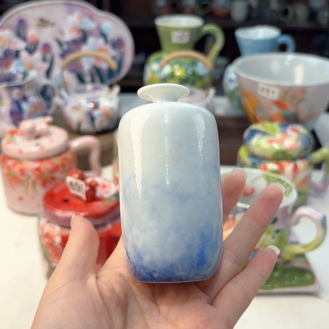 景德镇手绘高温釉下彩陶瓷茶具
