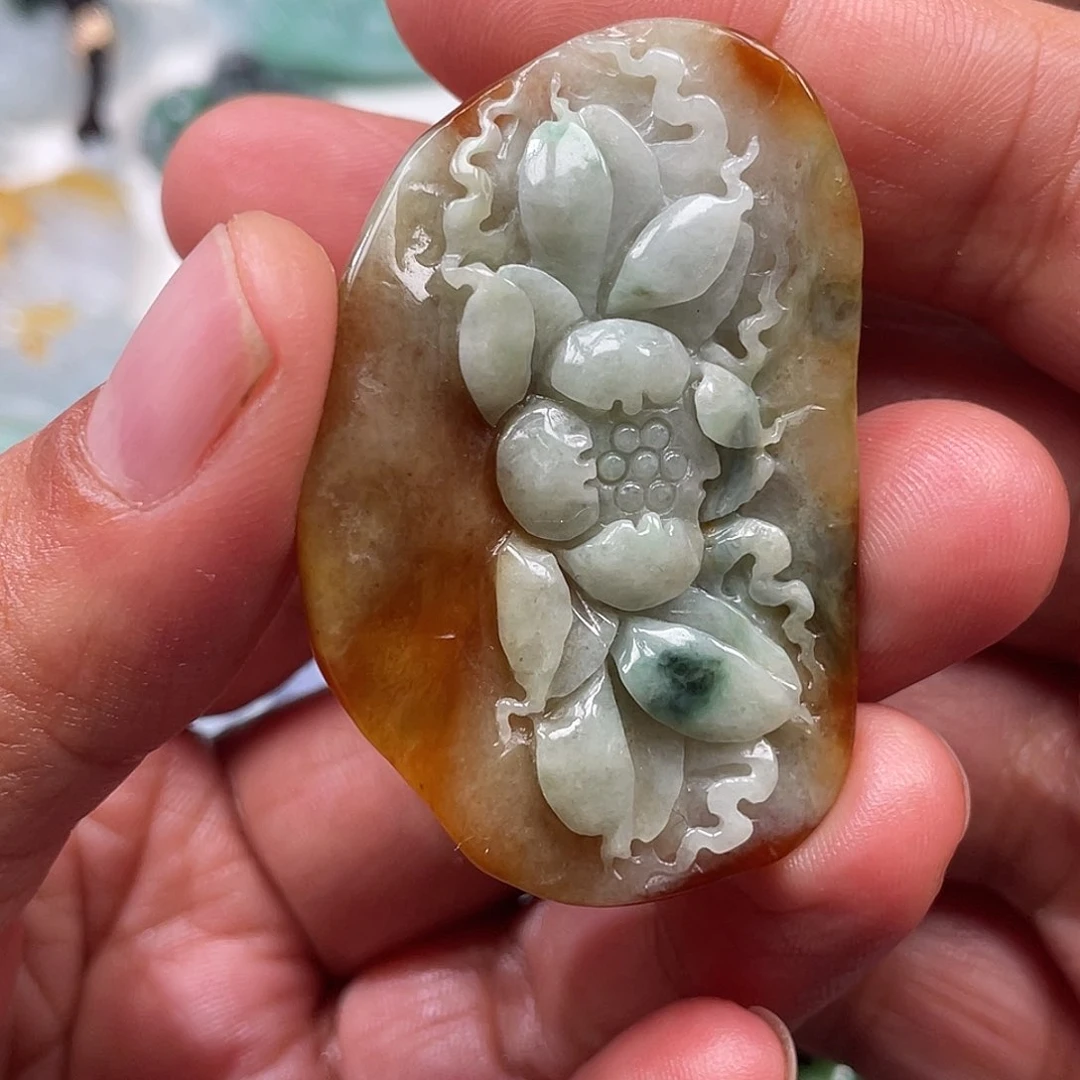 颈饰未镶嵌翡翠翡玉缘翡翠