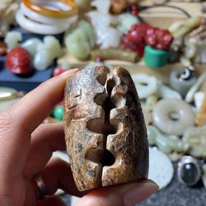 和田玉未镶嵌吊坠(不含链)