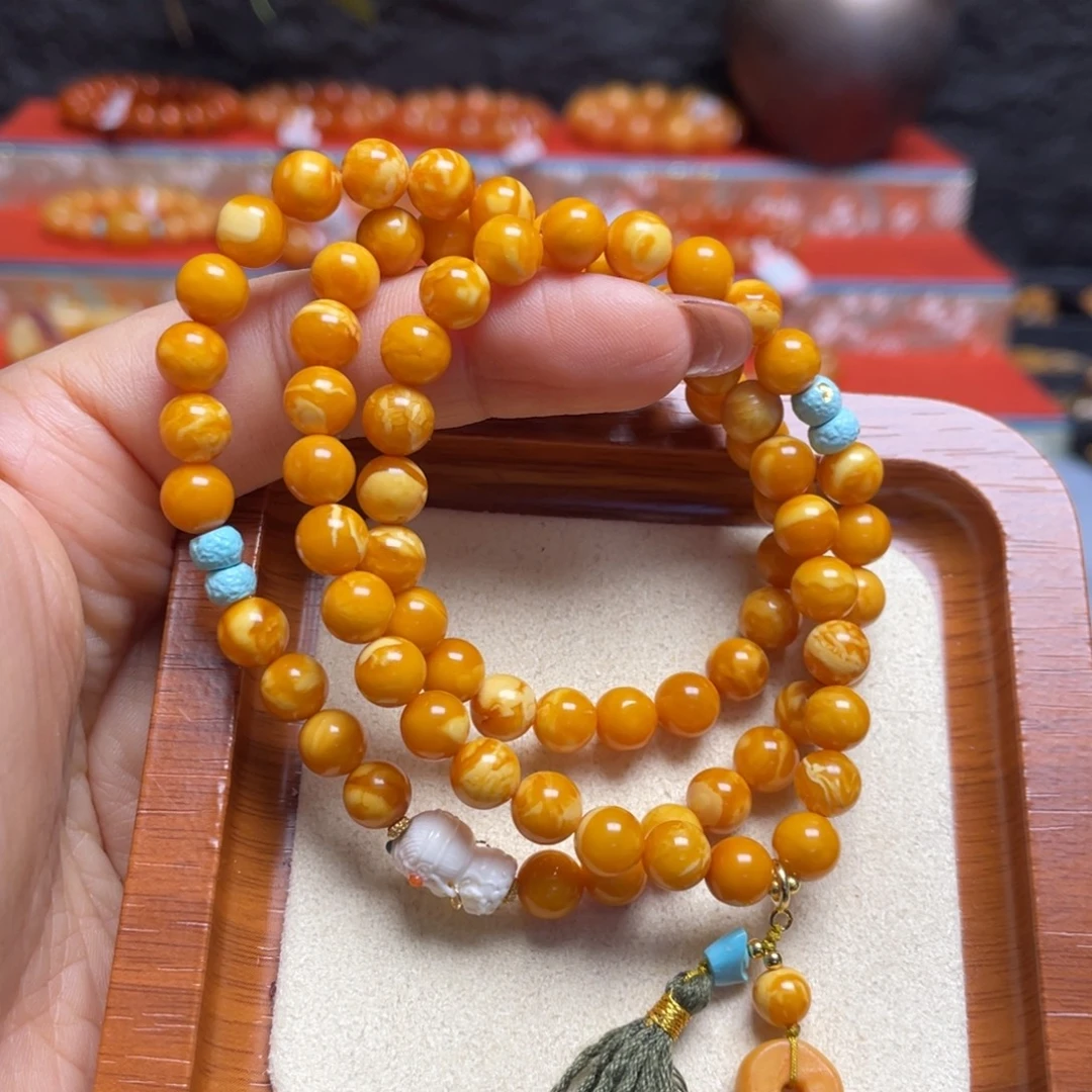 手链蜜蜡未镶嵌手串