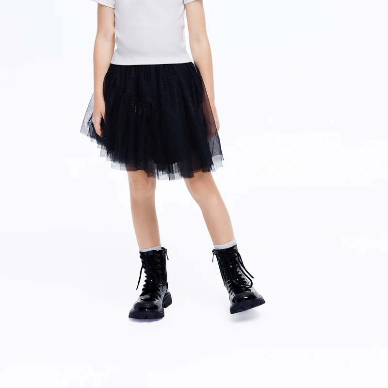 littlemoco童装夏派对网纱蓬蓬半身短裙#KBD2SKT003