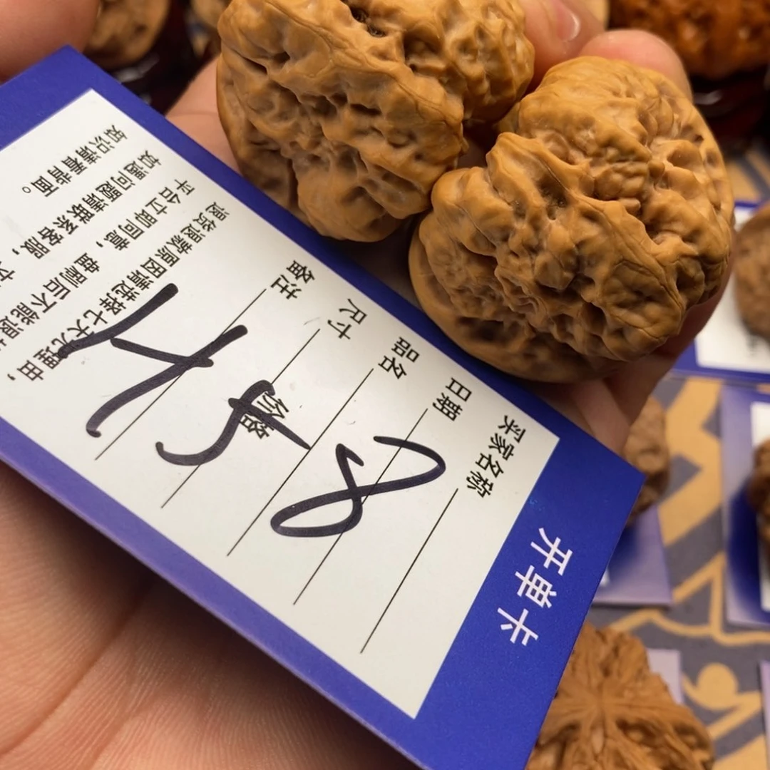 文玩核桃把件四开41尺寸蛤蟆头