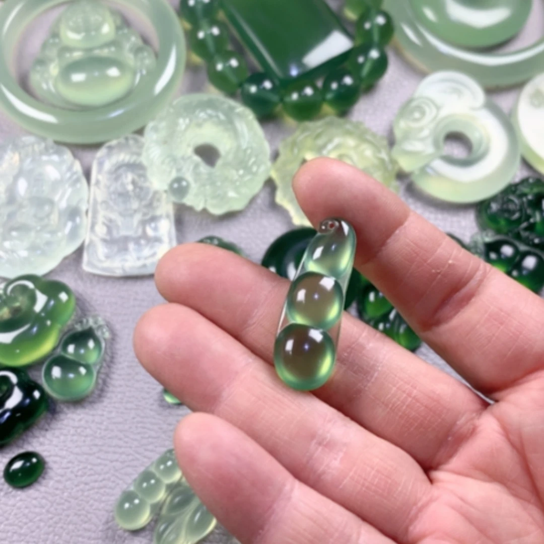 【闪购商品】蛇纹石玉岫玉吊坠未镶嵌