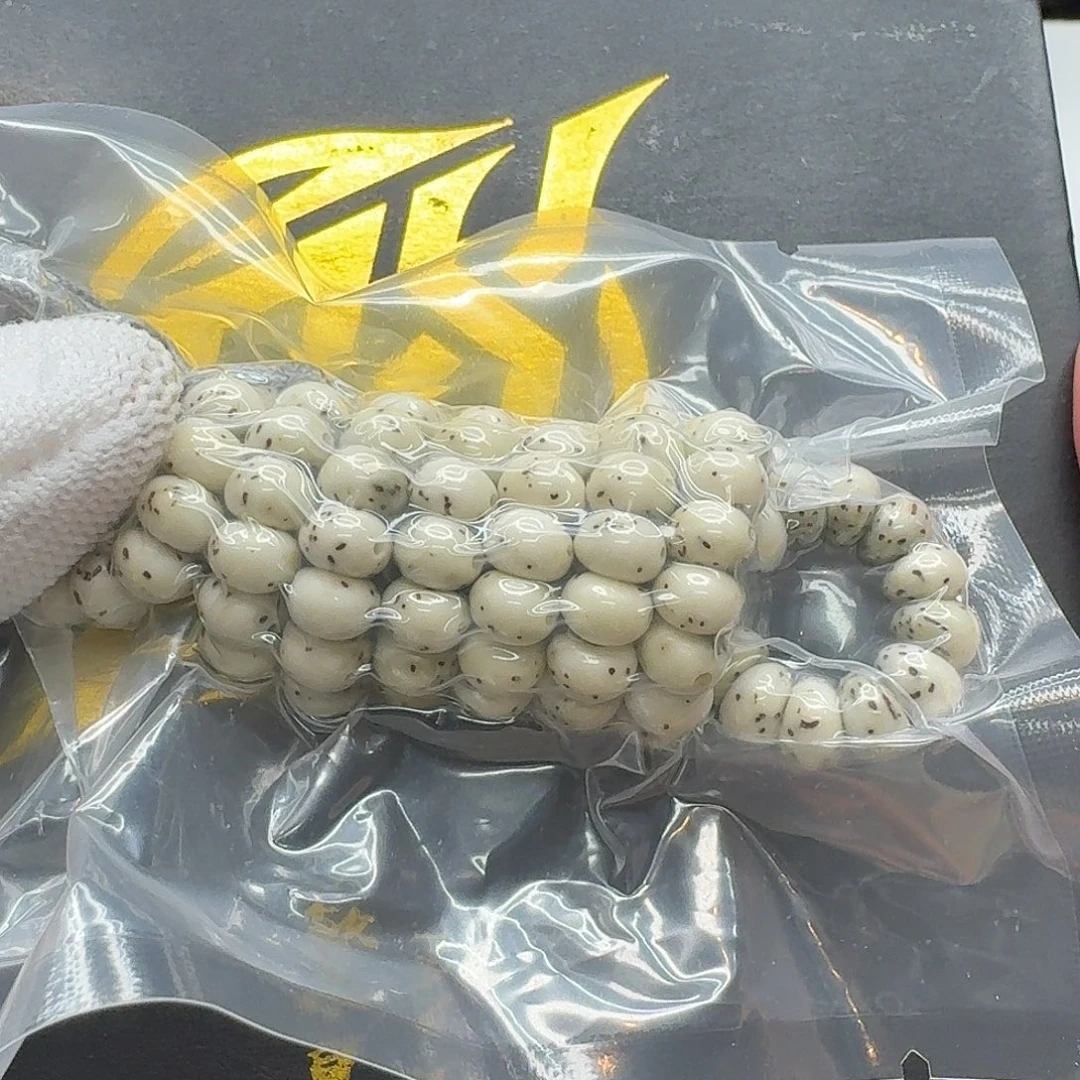 吊坠星月菩提122一物一图冰白手工蒜瓣7大肠108