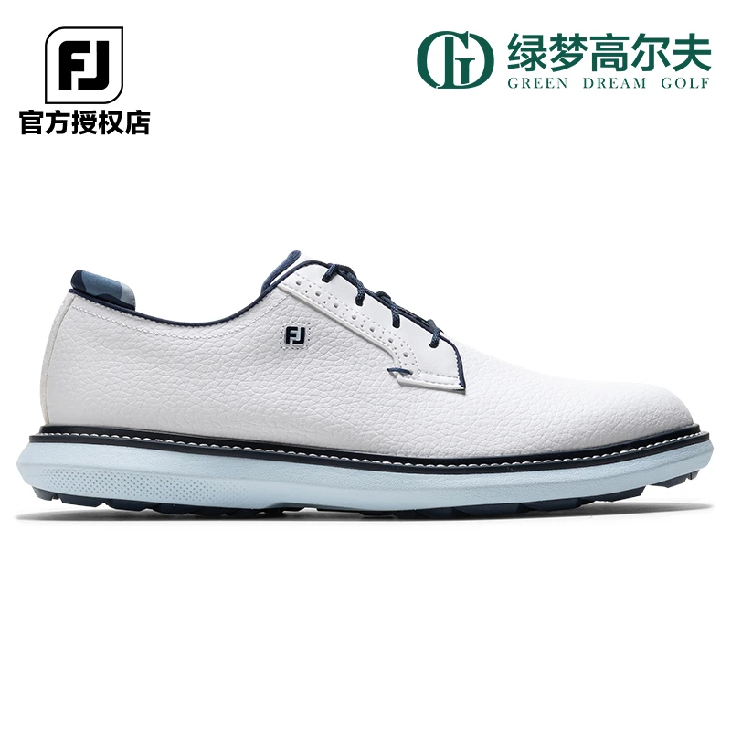 FootJoy高尔夫球鞋男士Traditions经典有钉FJ轻量golf运动鞋子
