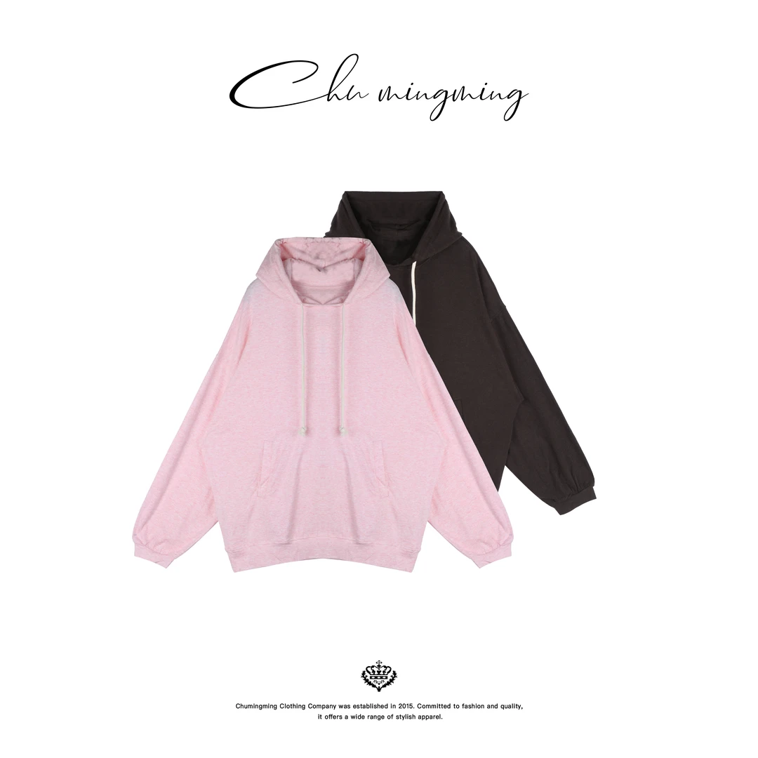 【CHU/2025SSNEW】《菲灵》色纺纱连帽上衣NH25187