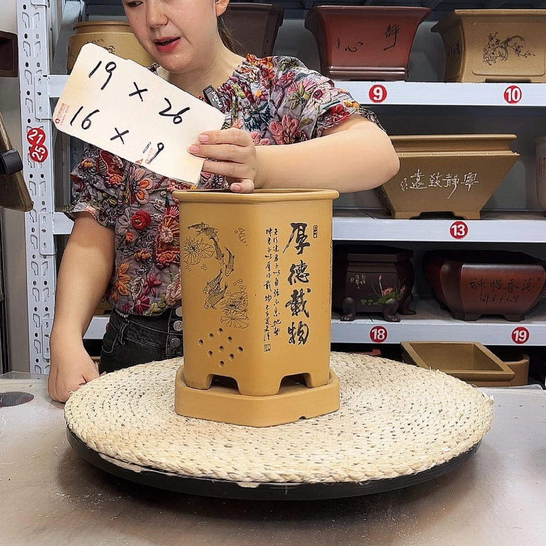 紫砂花盆紫砂花盆