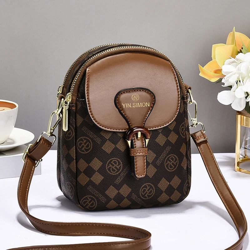 【当天发】春夏新款手机包百搭时尚简约通勤网红爆款单肩斜挎女士包