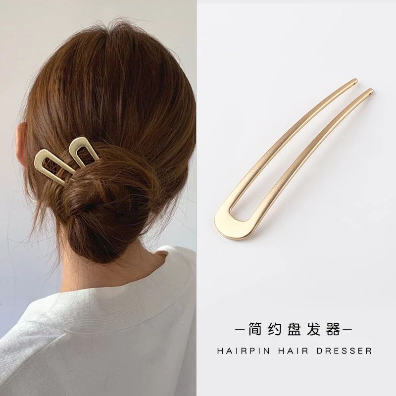 金属发夹发梳网红插梳发簪顶夹发卡发饰女韩国后脑勺簪子头饰