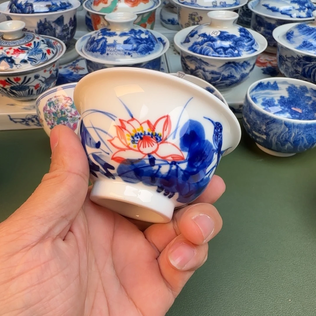 陶纯手工纯手绘茶具329
