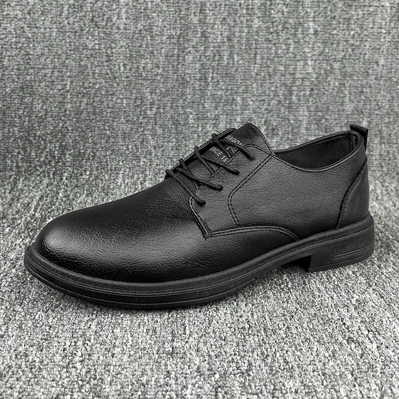 501夏季新款系带男士商务皮鞋时尚正装鞋子男软底休闲皮鞋男鞋