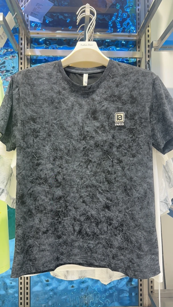 夏季圆领短袖青年商务休闲T恤男士时尚miu系大小姐