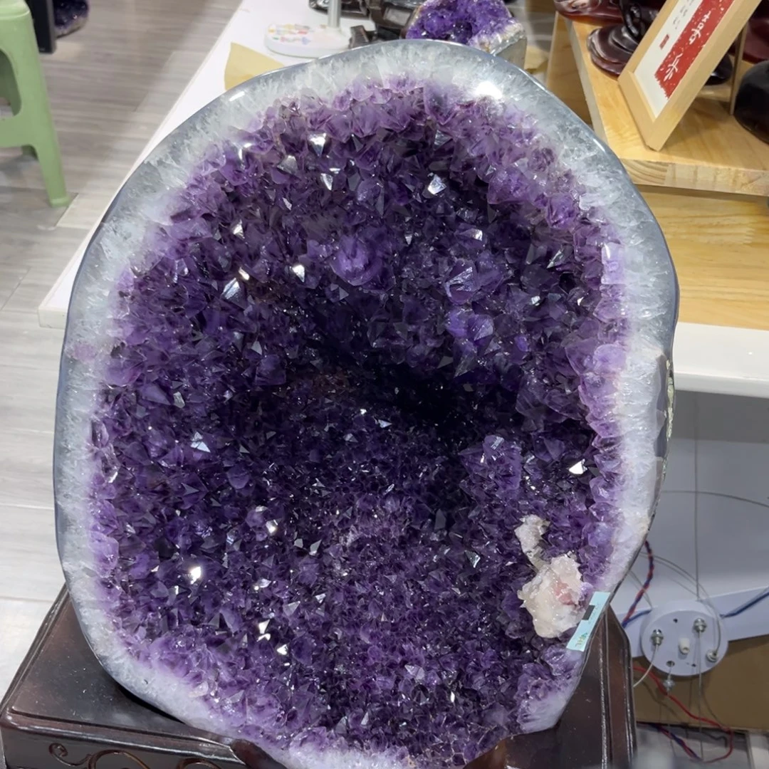 未镶嵌紫晶摆件水晶