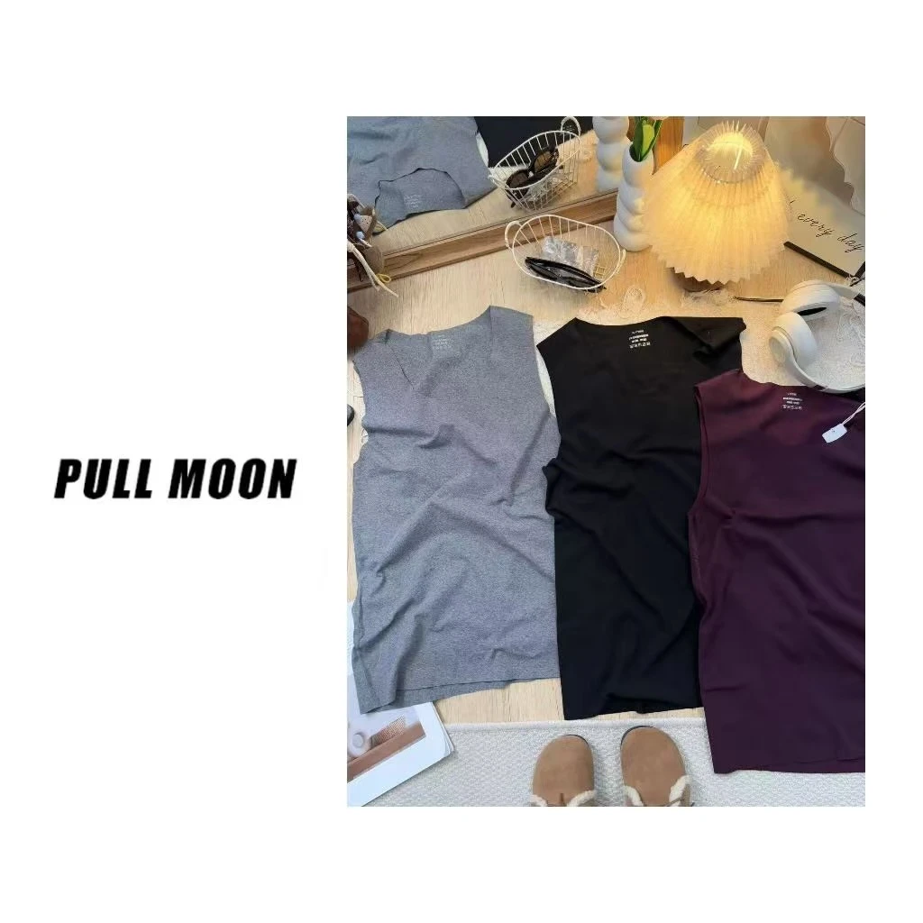 097 男士无痕磨毛背心秋冬季马甲健身运动坎肩内穿打底 BX/1229