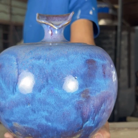 摆件路****）犊泉钧窑作品