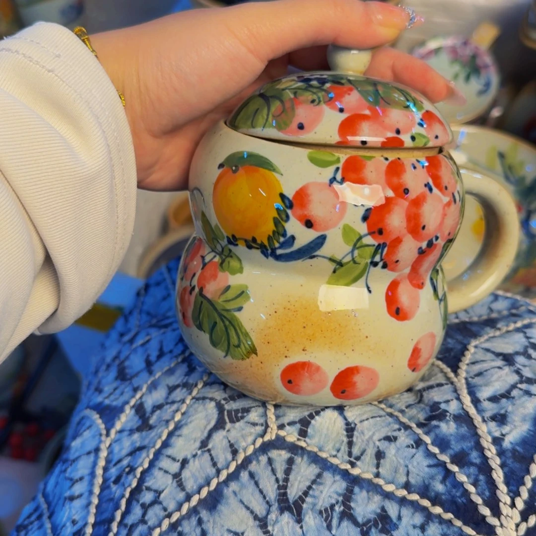 瓷片景德镇陶瓷手工手绘