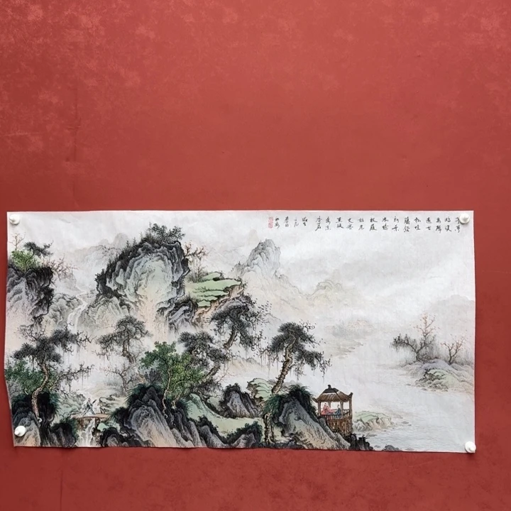 国画  书画作品多次参加全国大展 四尺仿古精品