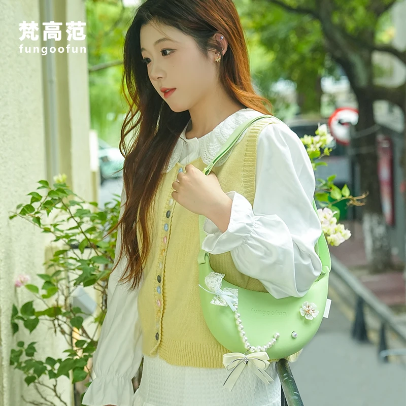 fungoofun梵高范官方潮流时尚男女同款斜跨包蕉蕉包