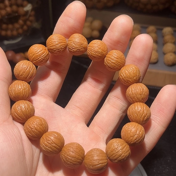 手串猴头核桃15同尺凤羽手串全品无瑕无药无修