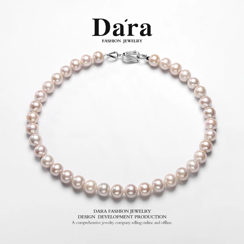 DARA/戴拉【柳总来了】淡水莎菲玫瑰11-12mm珍珠项链（GRC大证）