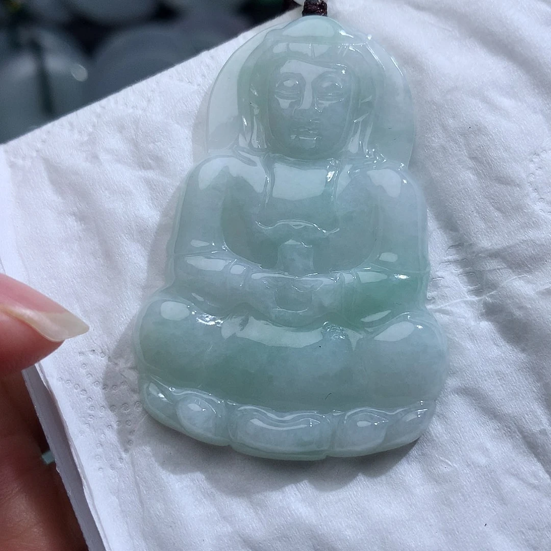 翡翠未镶嵌颈饰54