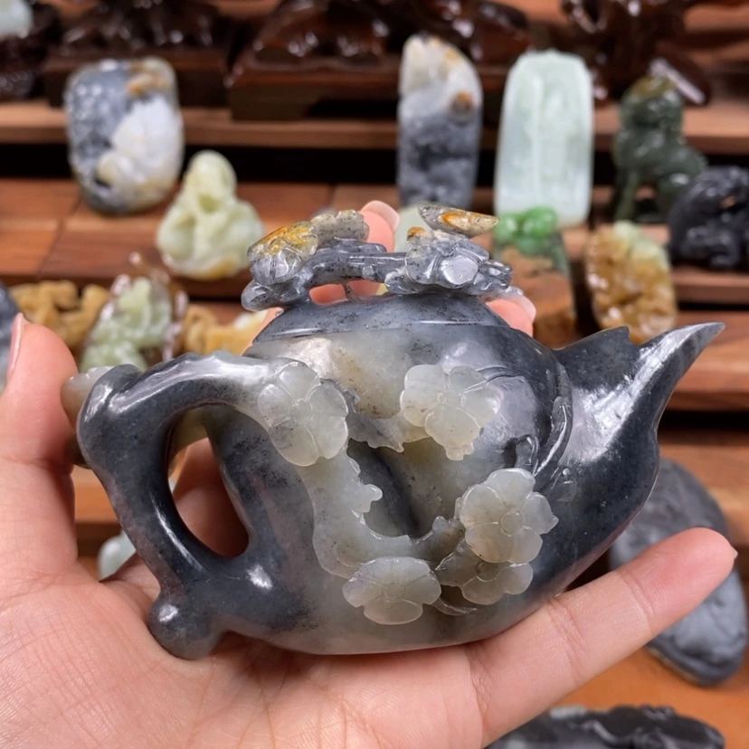 【闪购商品】未镶嵌和田玉摆件熵
