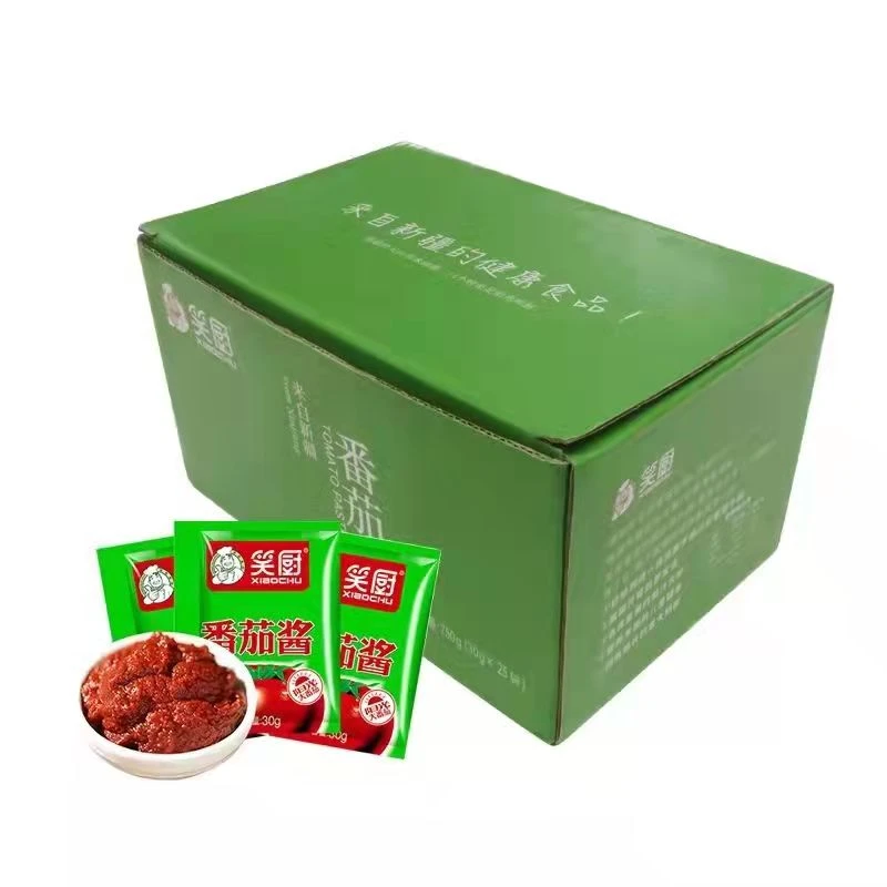 新疆笑厨番茄酱 浓缩果酱调味酱30g/袋*25袋/盒食材调料 工厂直供