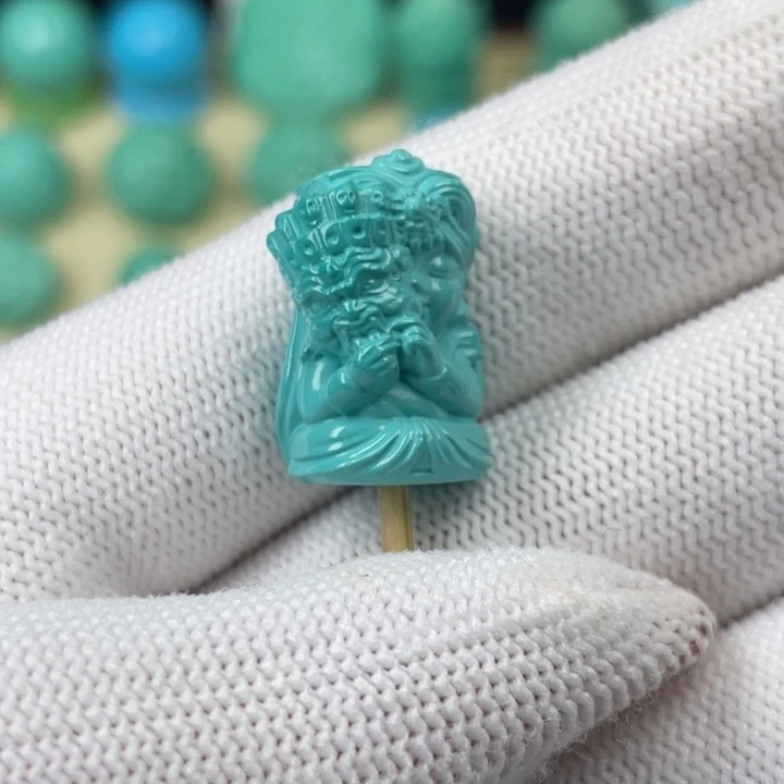 高瓷蓝绿13mm扎基拉姆