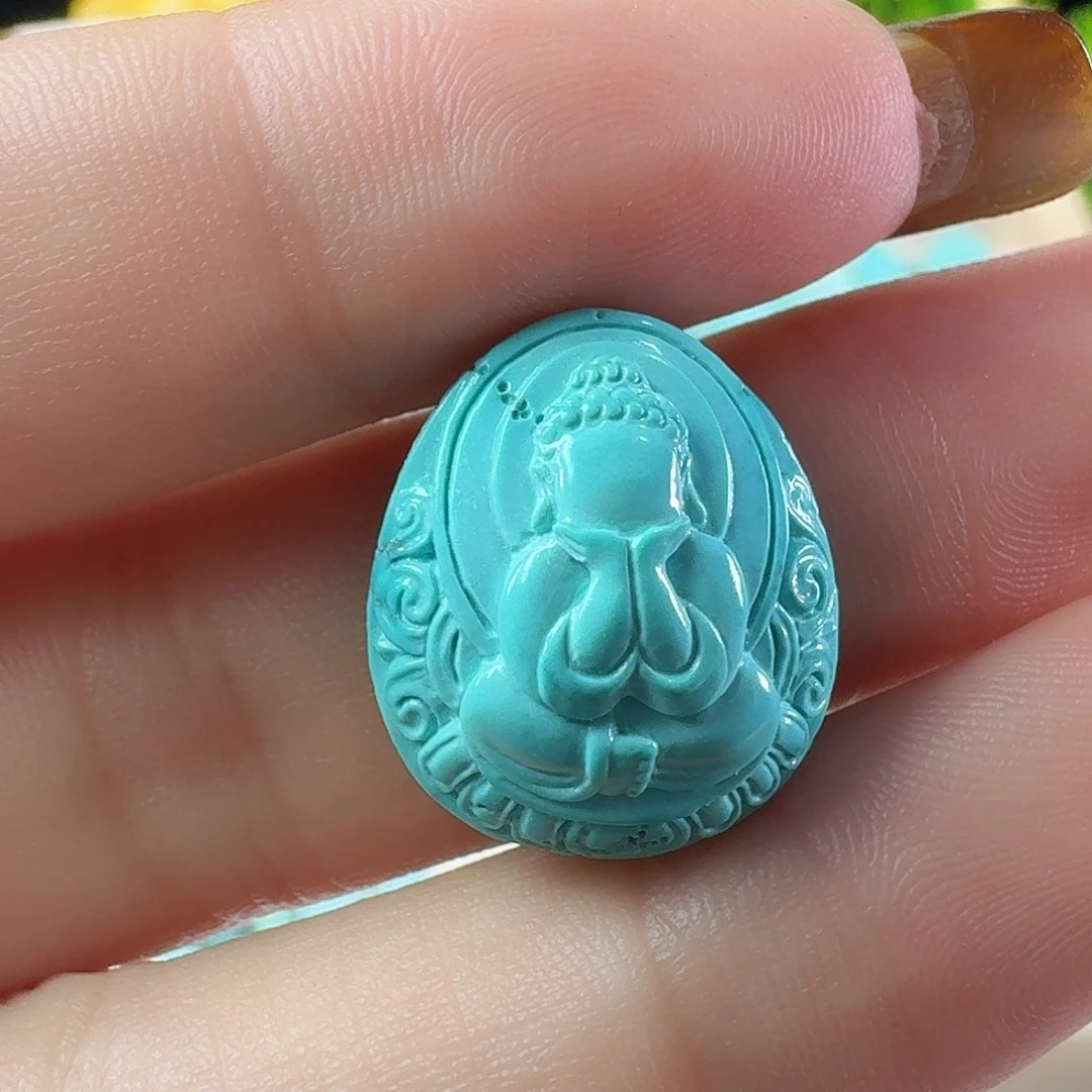 绿松石未镶嵌颈饰