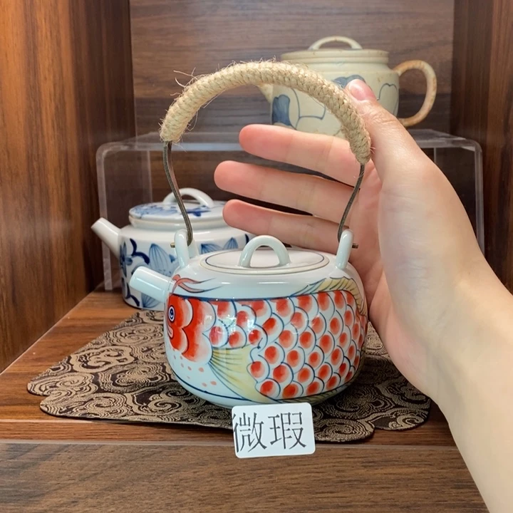 釉下老陶泥手工绘制