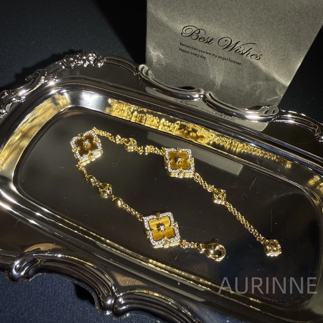 铜合金手链 AURINNE【粽叶星芒】SL10109