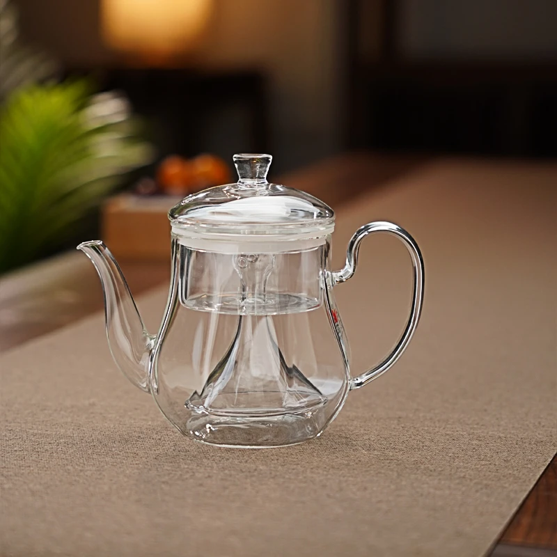 耐高温加厚玻璃蒸茶壶大容量烧水壶蒸茶器家用煮水壶