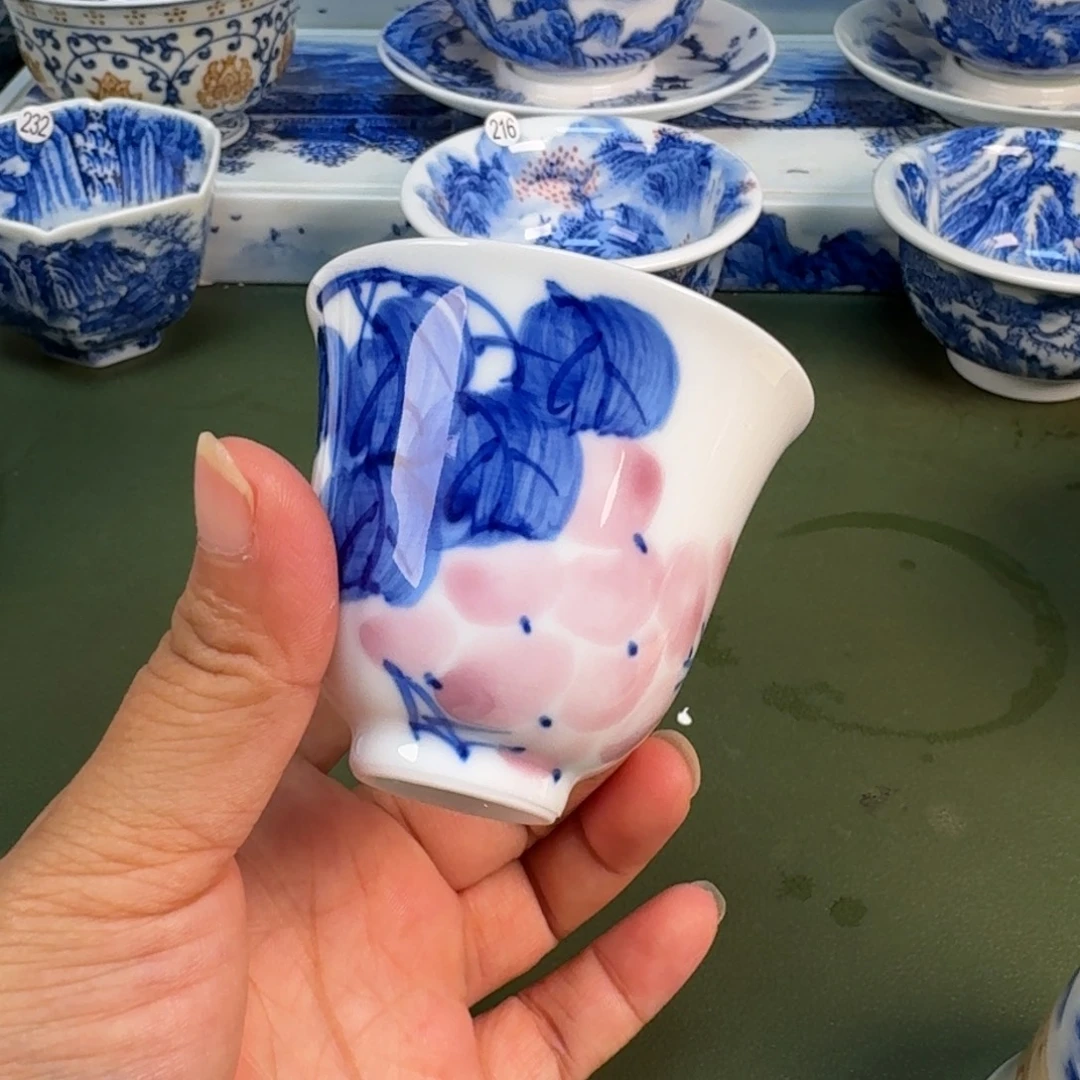 景德镇纯手绘茶具圆圆241
