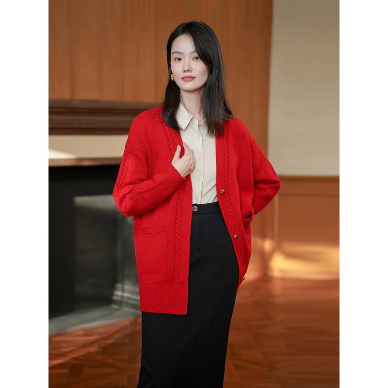 YINER音儿专选2025春季新款毛针织衫8C65106126