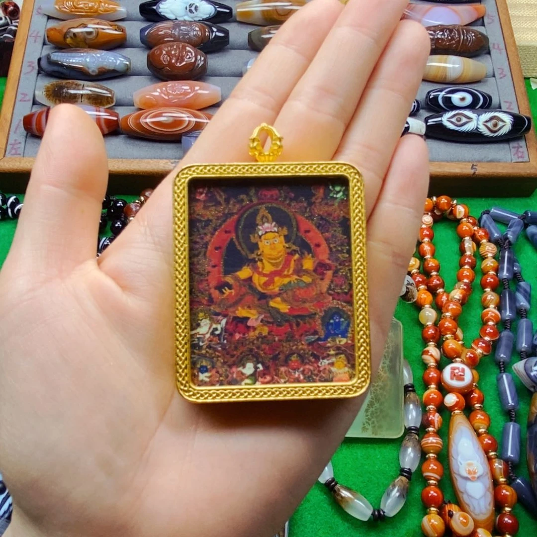 玛瑙/玉髓唐卡未镶嵌