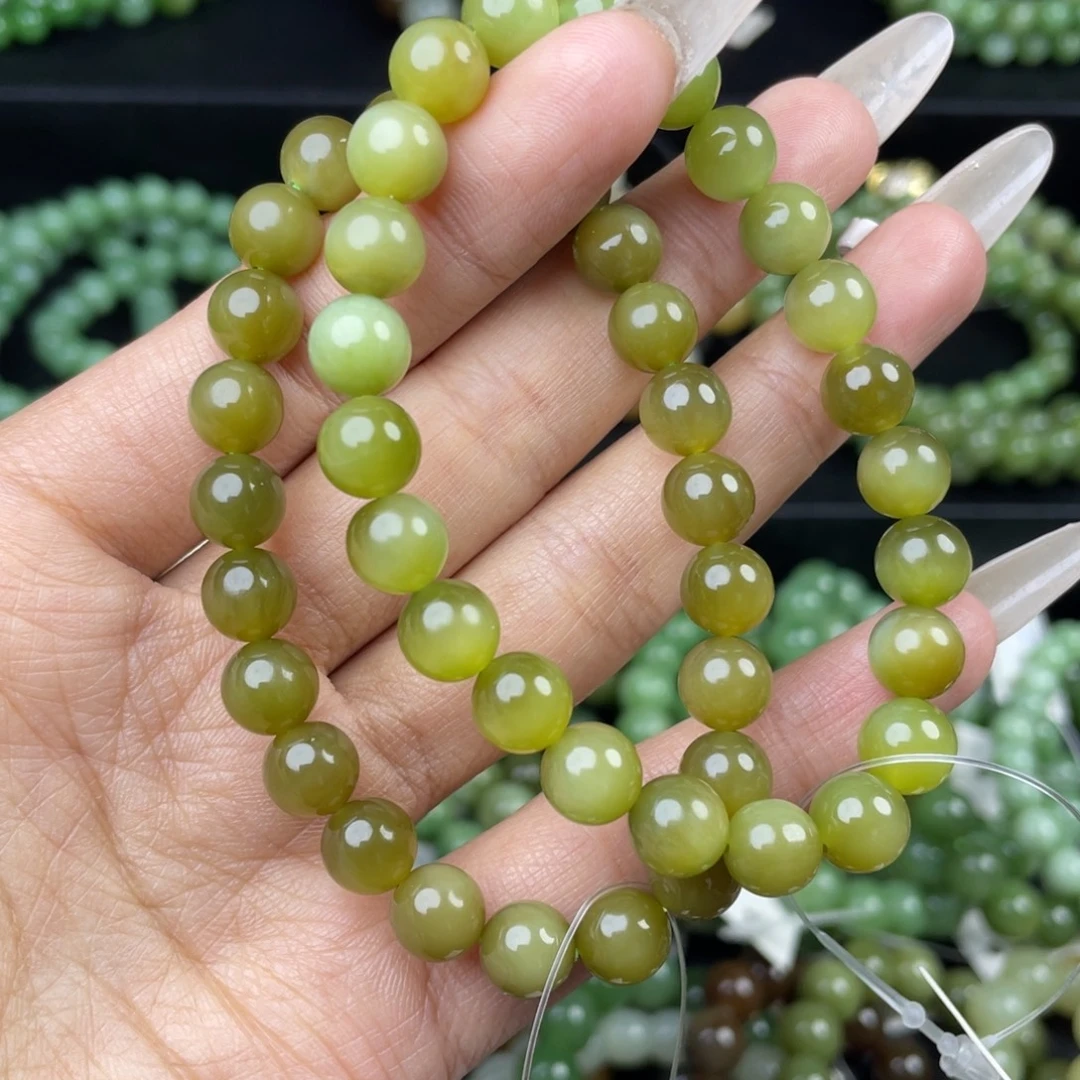 顾***C和田玉未镶嵌手串