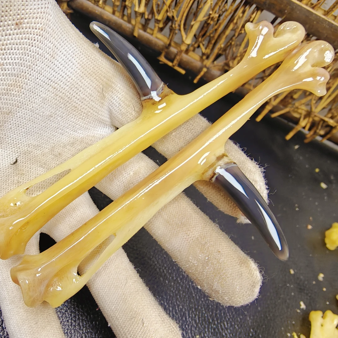 沉醉骨艺鸡爪骨孔雀一对