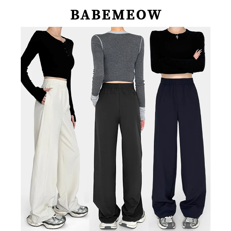 Babemeow户外软壳冲锋裤女秋冬加绒保暖防风防雨徒步休闲登山裤