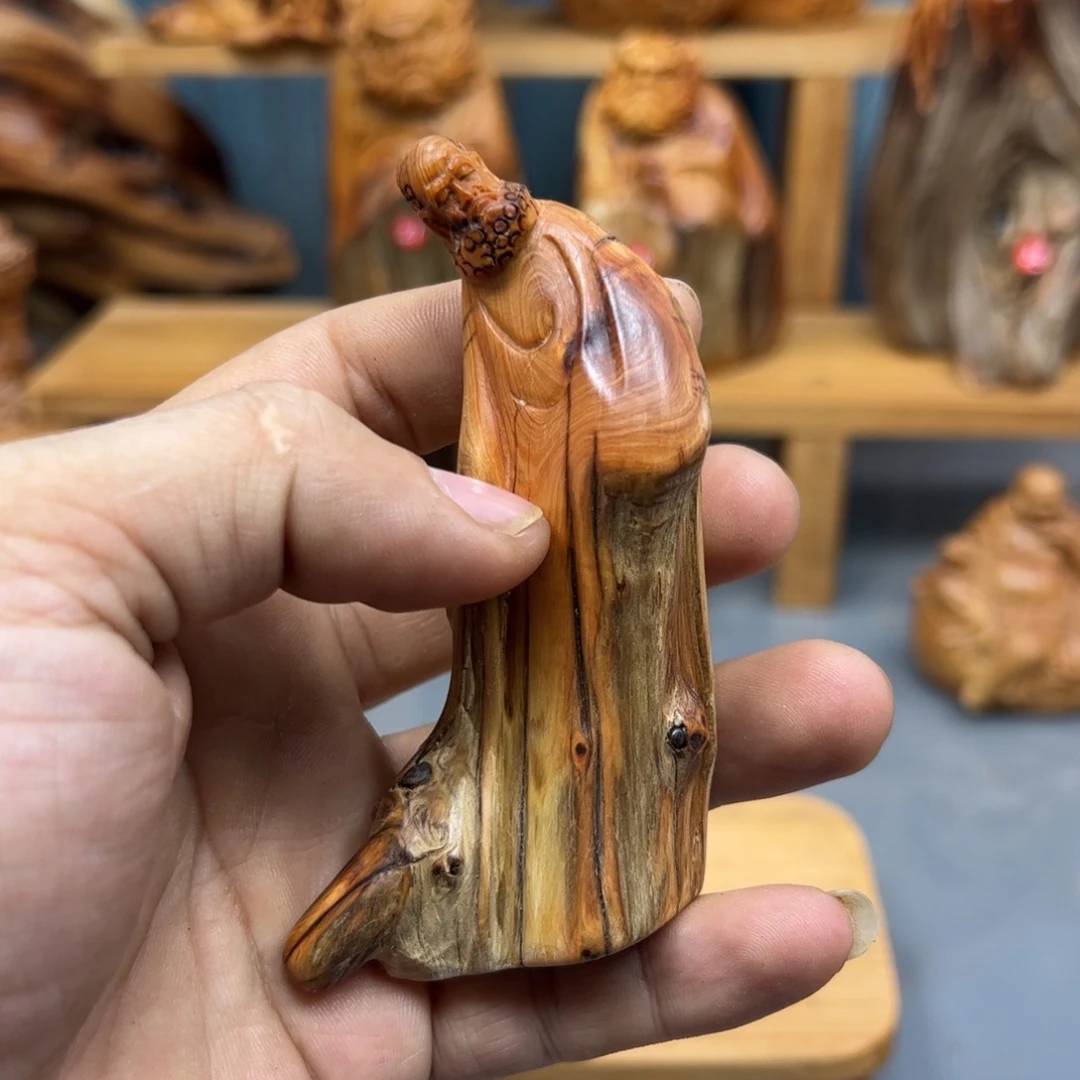 Z***J木崖柏木摆件手把件