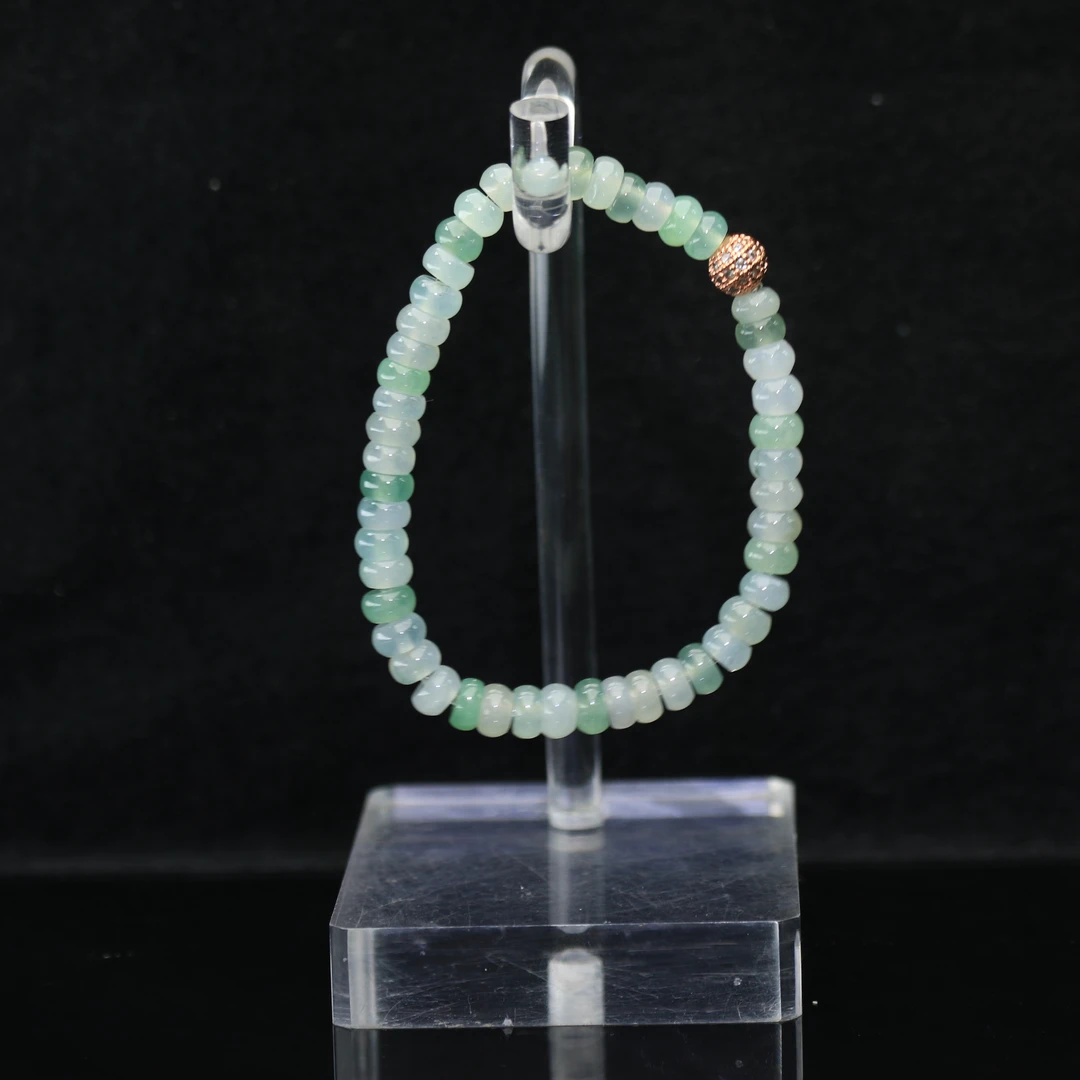 5天然缅甸翡翠A货多宝手串/200180/上海嘉禾拍卖