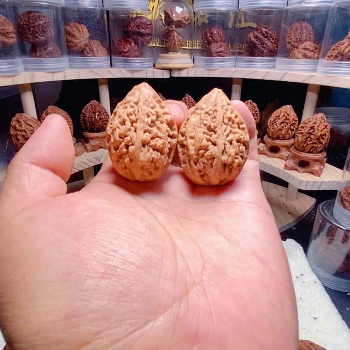 把件文玩核桃水晶豆粒