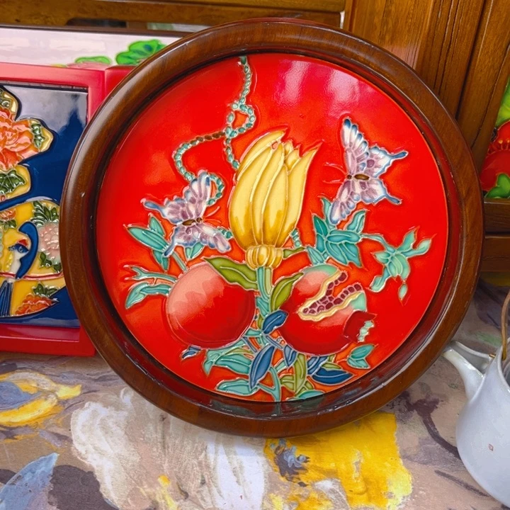 盖子款瓷板画艺术作品