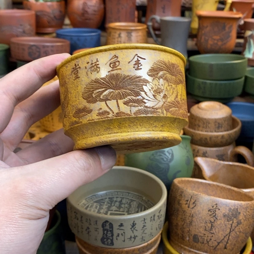 【闪购商品】紫砂杯子宜兴全手工紫砂杯