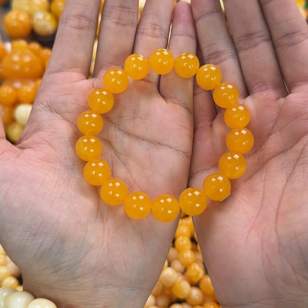 琥珀未镶嵌珠宝奇石12mm同料