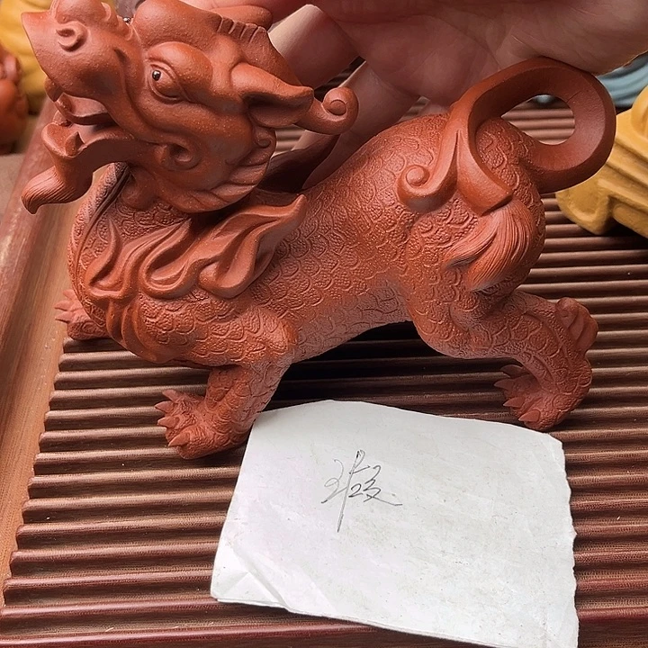 吴***辰紫砂茶宠紫砂貔貅微瑕