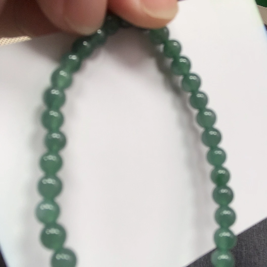 翡翠未镶嵌手串翡翠手链